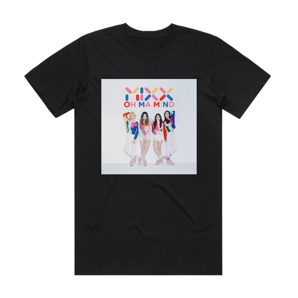 MIXX Oh Ma Mind Album Cover T-Shirt Black