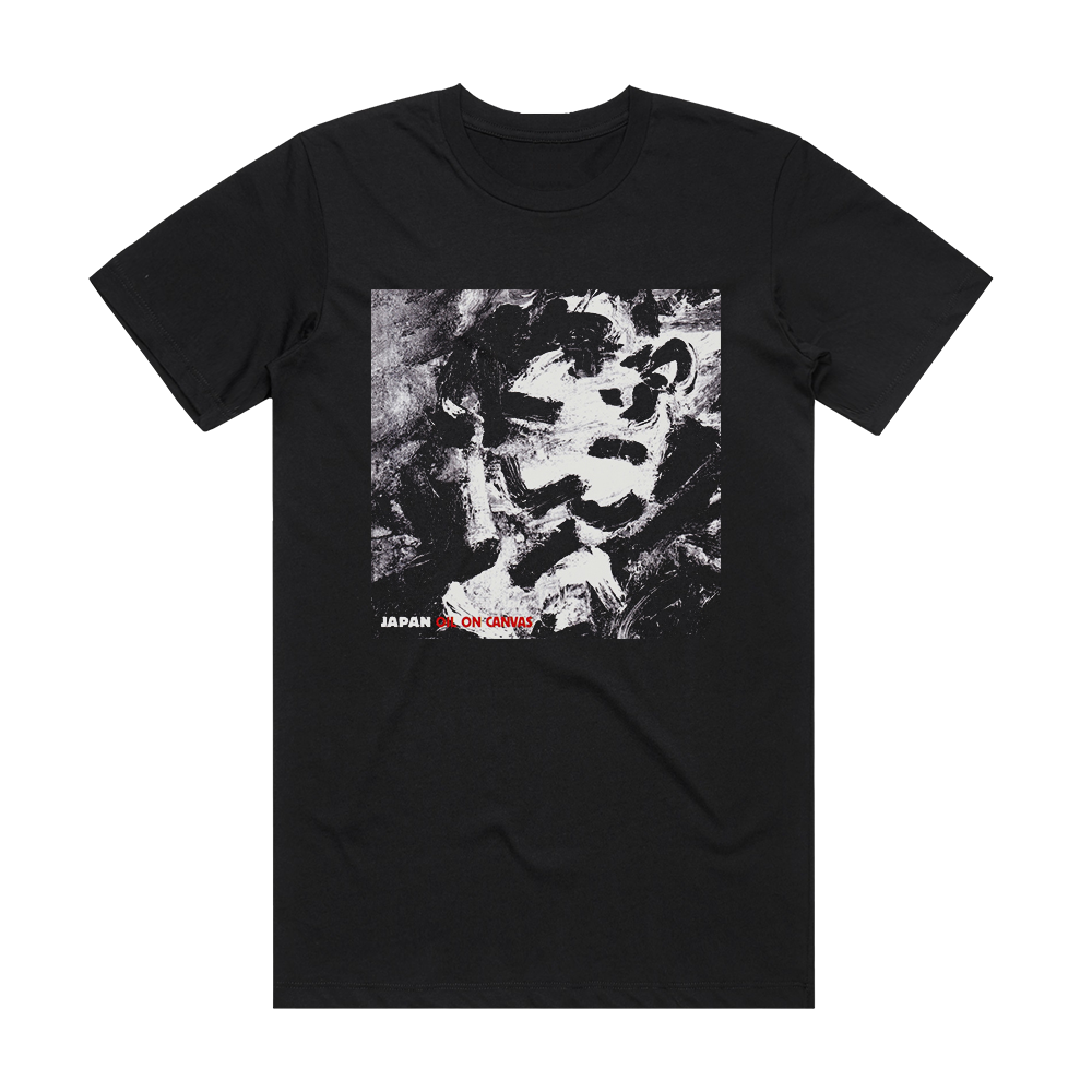 Japan Oil On Canvas Album Cover T-Shirt Black – ALBUM COVER T-SHIRTS