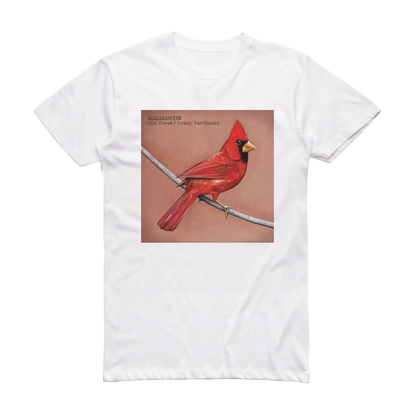 Alexisonfire Old Crows Young Cardinals Album Cover T-Shirt White