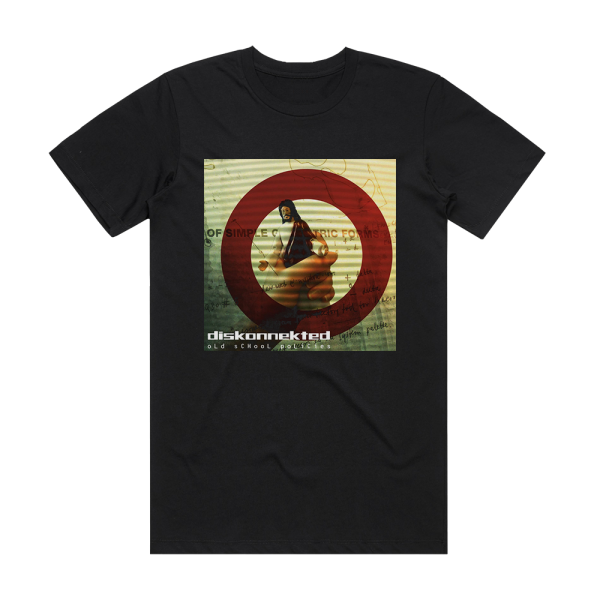 Diskonnekted Old School Policies Album Cover T-Shirt Black
