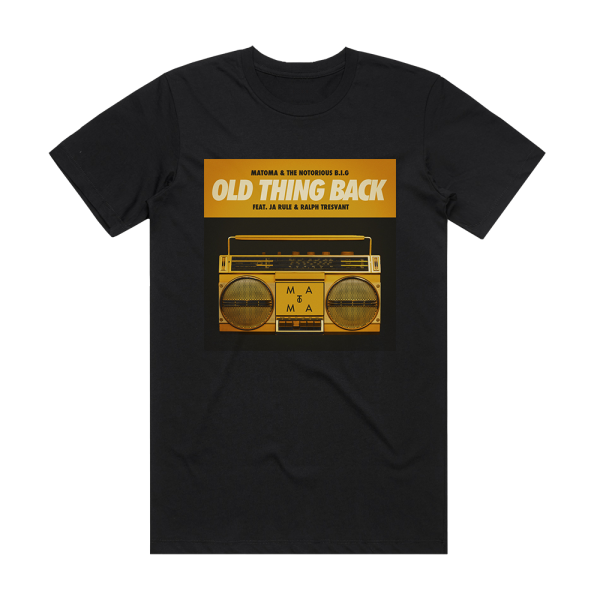 Matoma Old Thing Back Album Cover T-Shirt Black