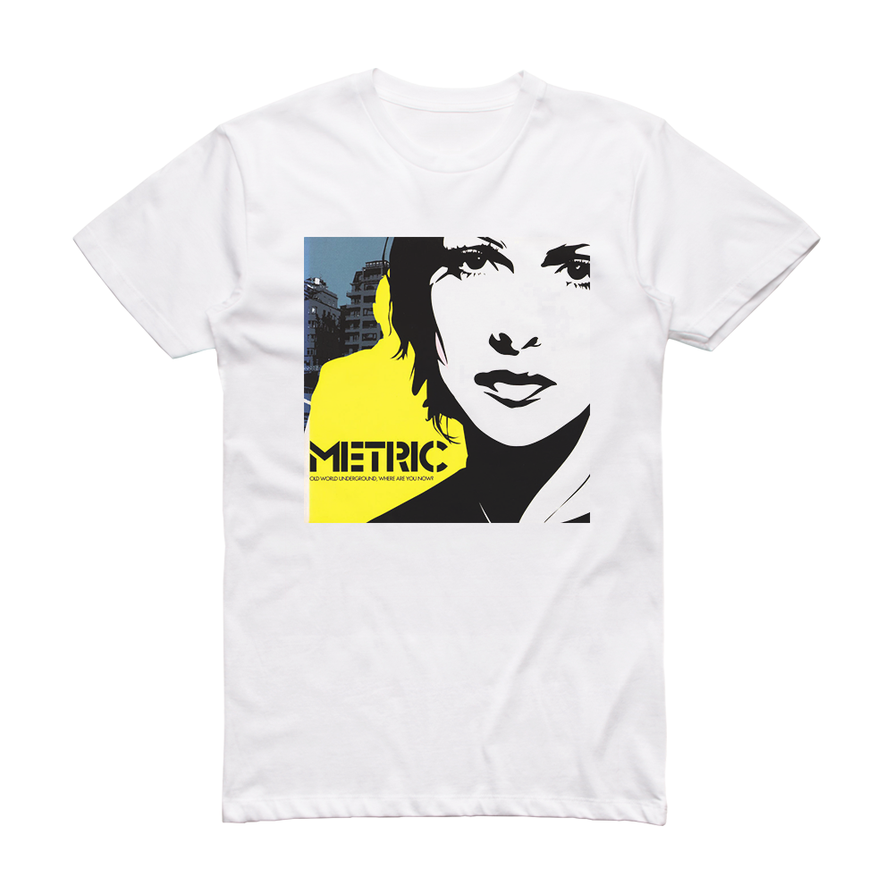 Metric Old World Underground Where Are You Now Album Cover T-Shirt