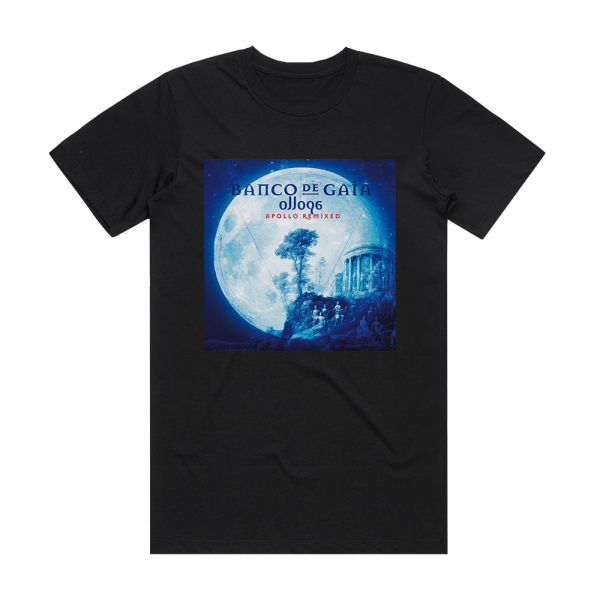 Banco de Gaia Ollopa Apollo Remixed Album Cover T-Shirt Black