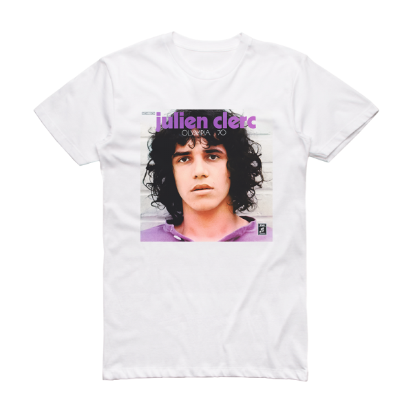 Julien Clerc Olympia 70 Album Cover T-Shirt White