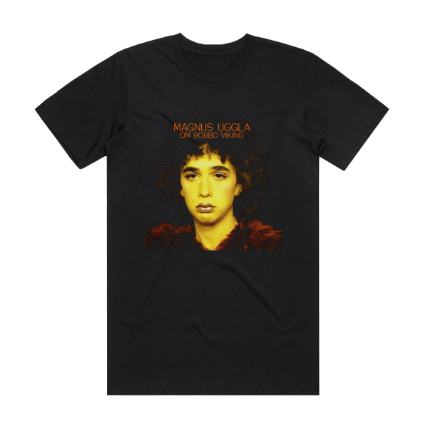 Magnus Uggla Om Bobbo Viking Album Cover T-Shirt Black