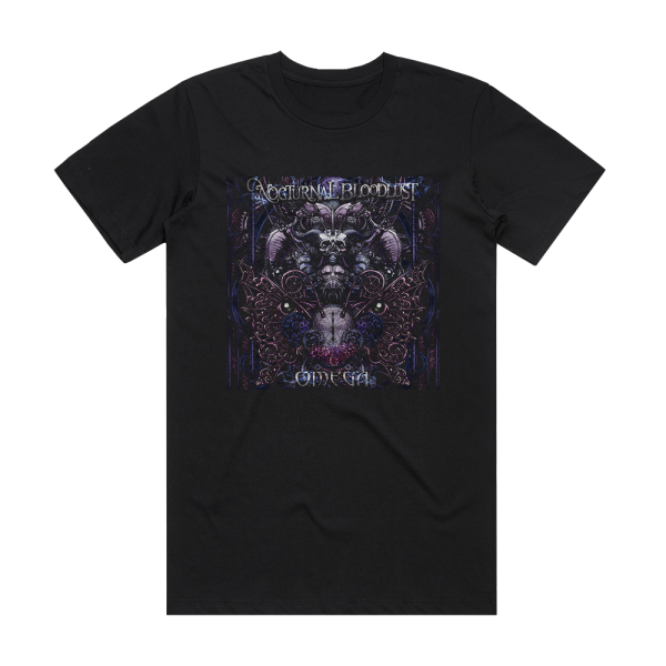 NOCTURNAL BLOODLUST Omega Album Cover T-Shirt Black