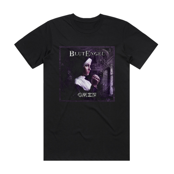 Blutengel Omen Album Cover T-Shirt Black