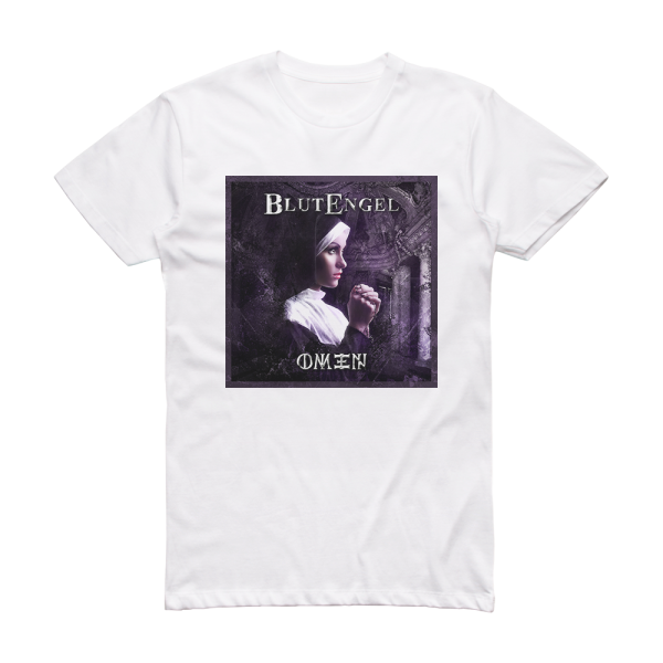 Blutengel Omen Album Cover T-Shirt White