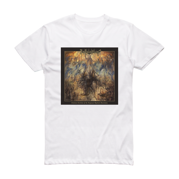 Inquisition Ominous Doctrines Of The Perpetual Mystical Macrocosm 1 Album Cover T-Shirt White