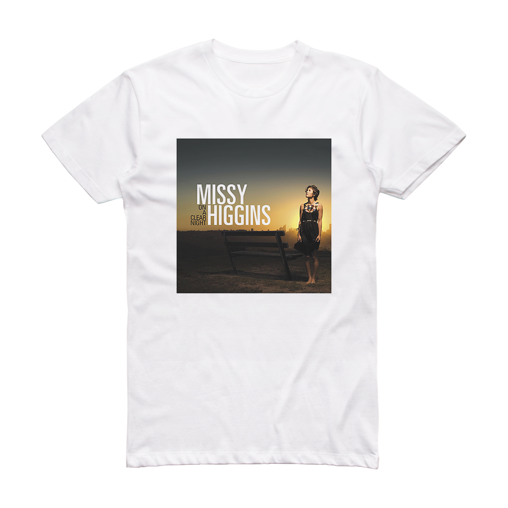 Missy Higgins On A Clear Night Album Cover T-Shirt White – ALBUM COVER ...