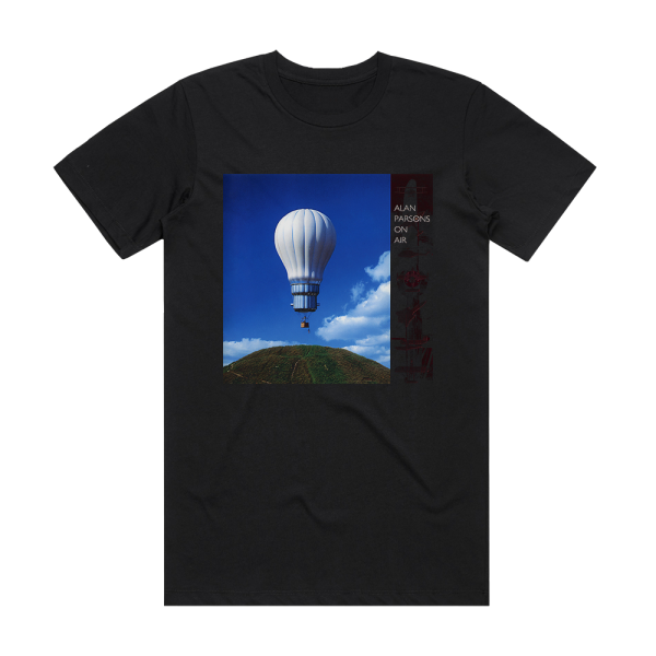 Alan Parsons On Air 1 Album Cover T-Shirt Black