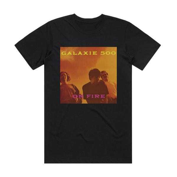 Galaxie 500 On Fire Album Cover T-Shirt Black