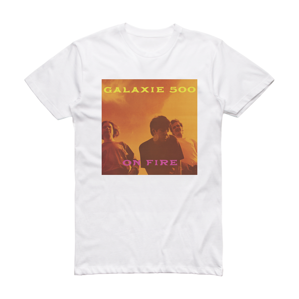 Galaxie 500 On Fire Album Cover T-Shirt White