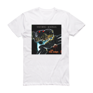 Patrick Rondat On The Edge 1 Album Cover T-Shirt White
