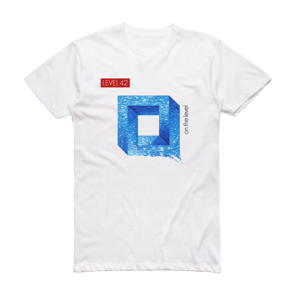 Level 42 On The Level Album Cover T-Shirt White