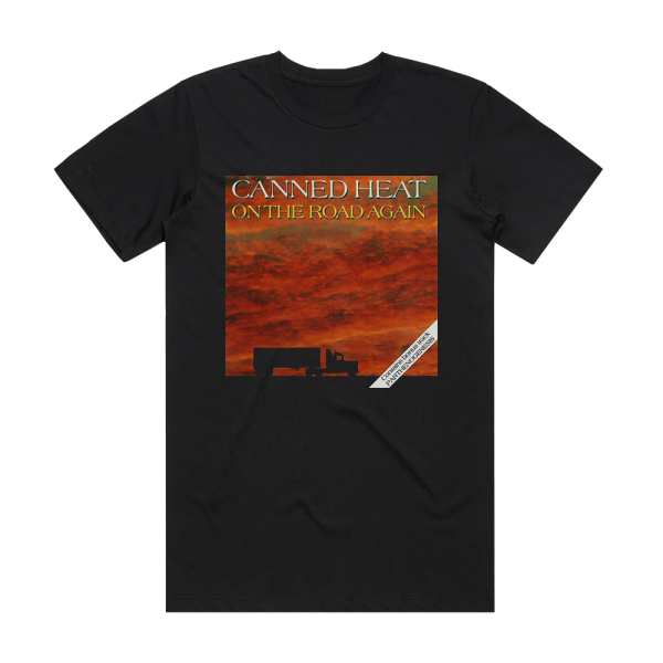 Canned Heat On The Road Again Album Cover T-Shirt Black