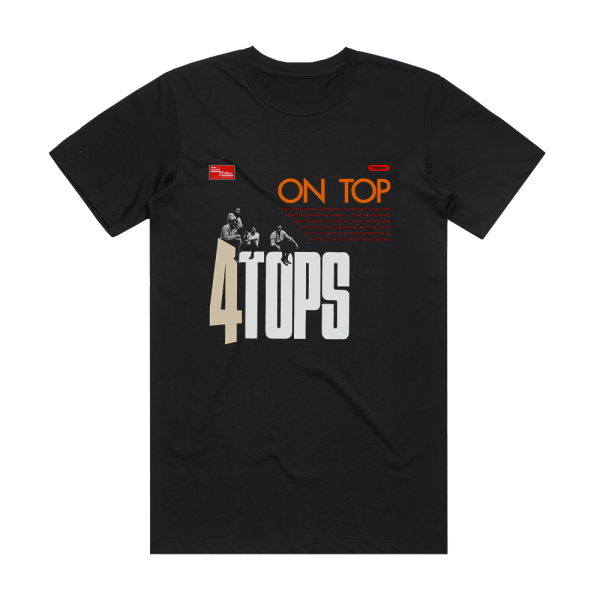 Four Tops On Top Album Cover T-Shirt Black