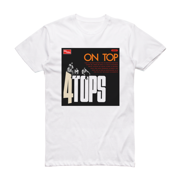 Four Tops On Top Album Cover T-Shirt White