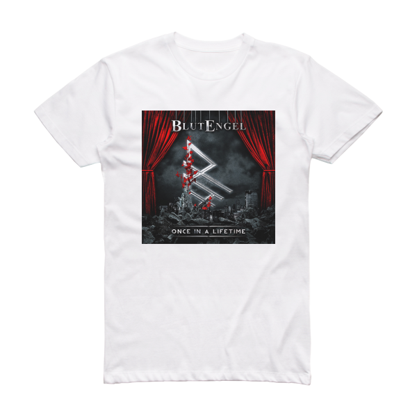 Blutengel Once In A Lifetime Album Cover T-Shirt White