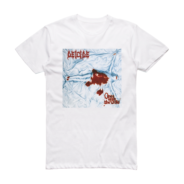 Deicide Once Upon The Cross 1 Album Cover T-Shirt White