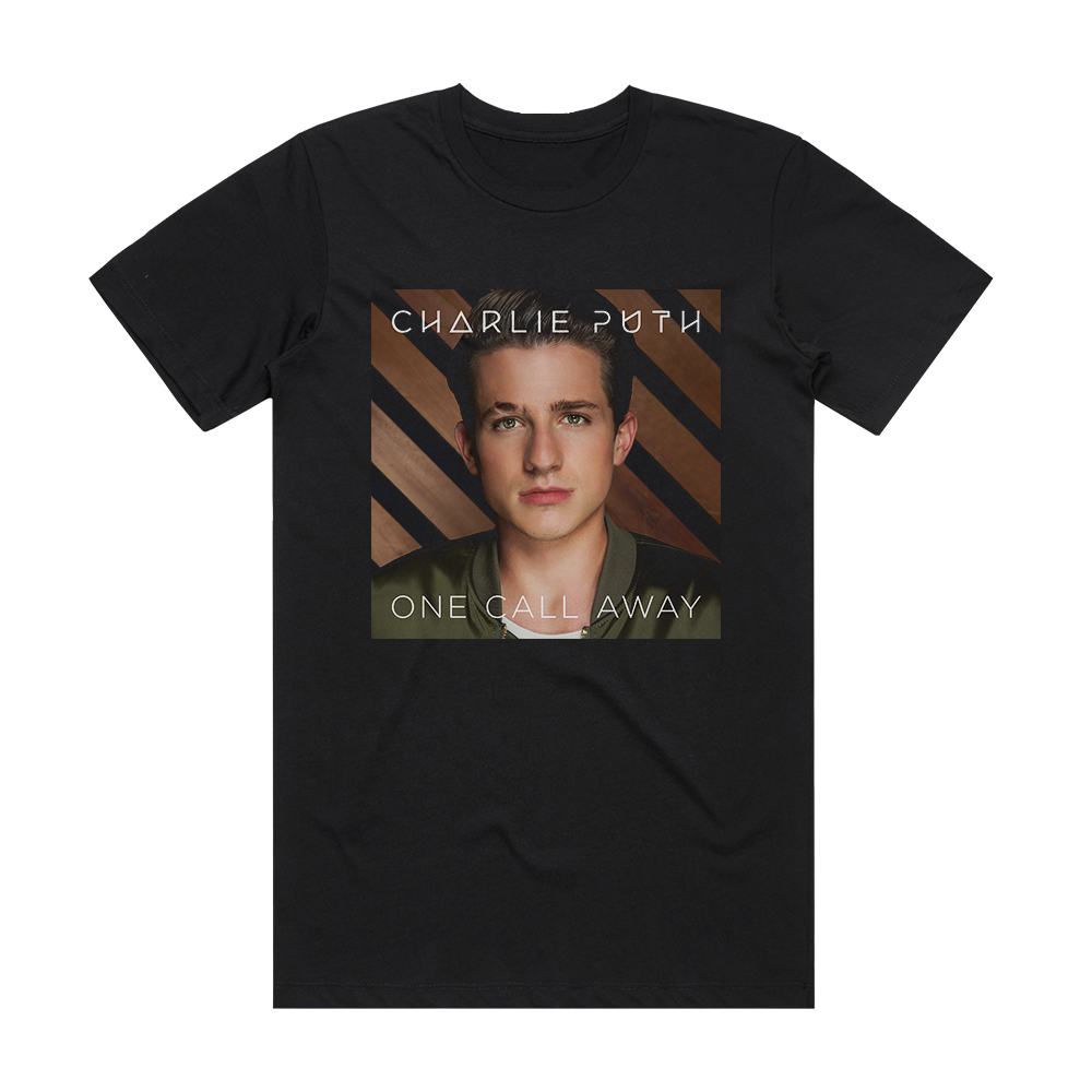 Charlie Puth One Call Away Album Cover T-Shirt Black – ALBUM COVER T-SHIRTS