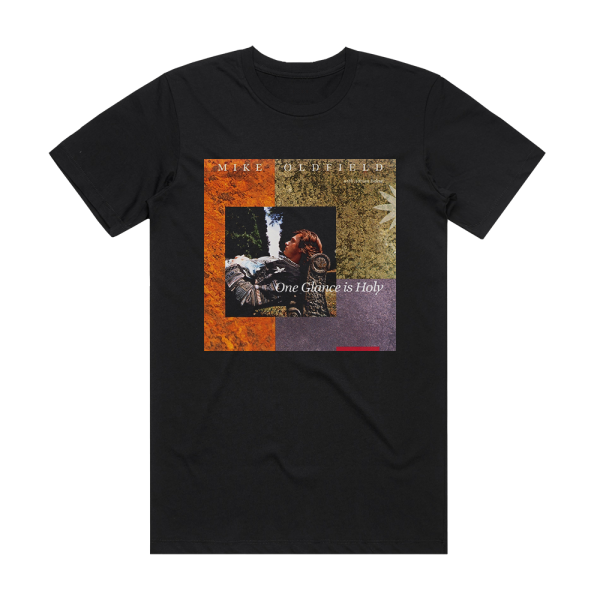 Mike Oldfield One Glance Is Holy Album Cover T-Shirt Black