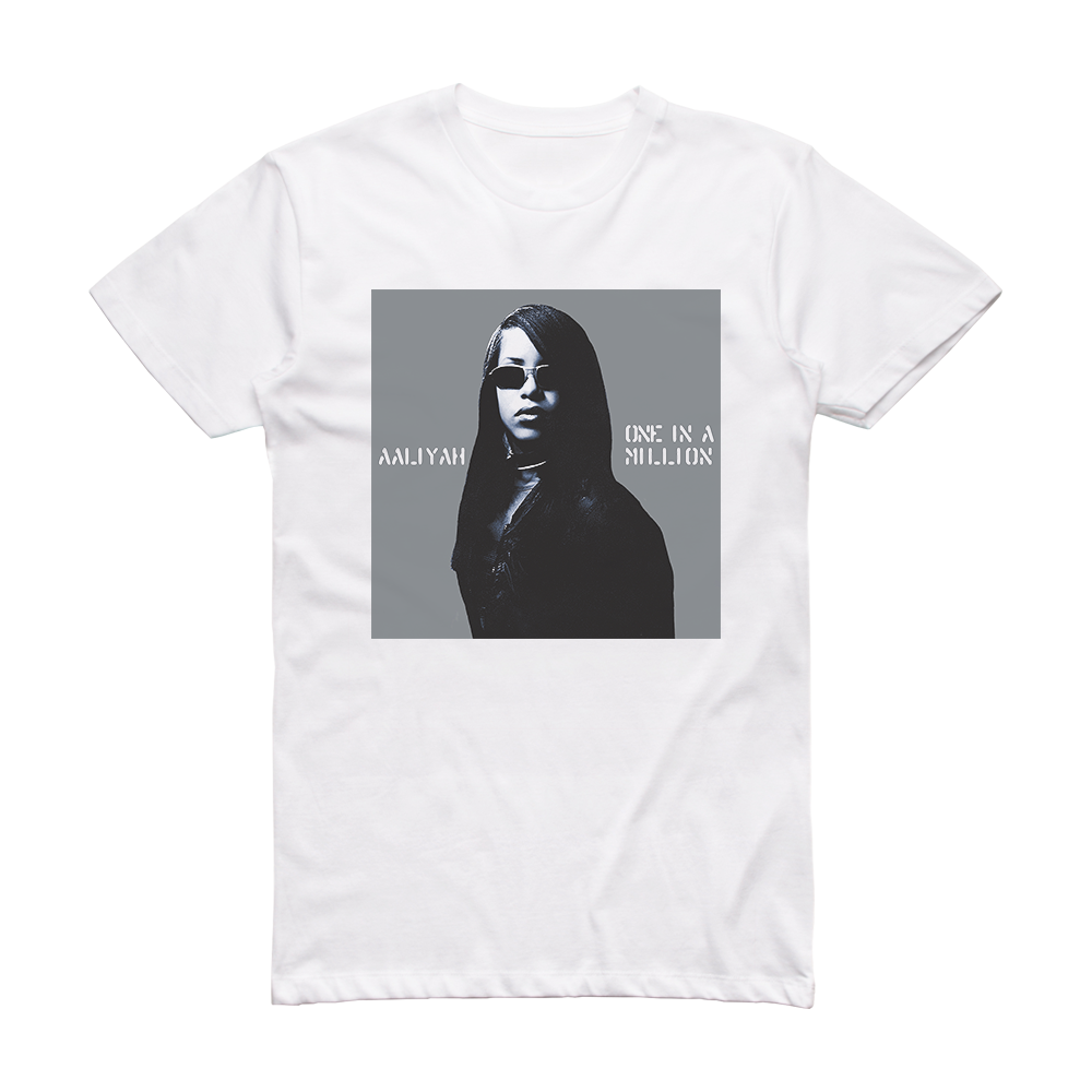 terugtrekken Knorretje Marty Fielding Aaliyah One In A Million Album Cover T-Shirt White – ALBUM COVER T-SHIRTS