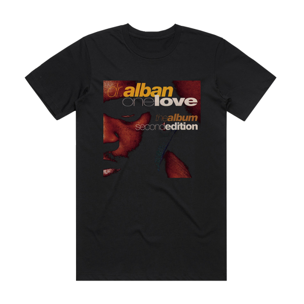 Dr Alban One Love 1 Album Cover T-Shirt Black