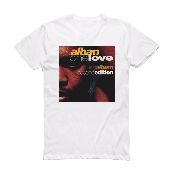 Dr Alban One Love 1 Album Cover T-Shirt White