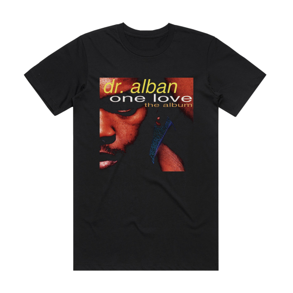 Dr Alban One Love 2 Album Cover T-Shirt Black