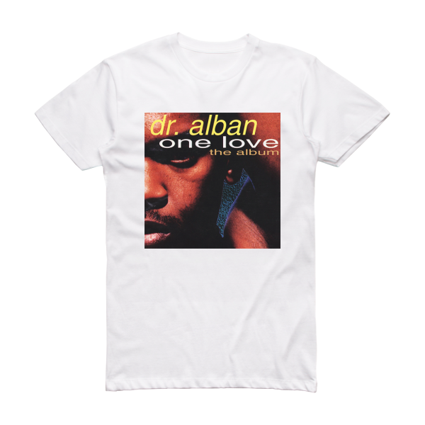 Dr Alban One Love 2 Album Cover T-Shirt White