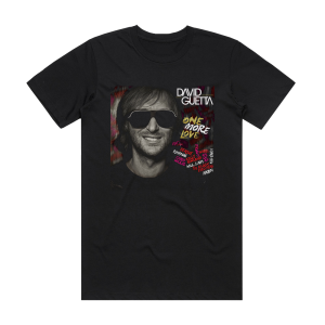 David Guetta One More Love 1 Album Cover T-Shirt Black