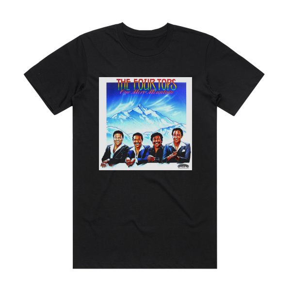 Four Tops One More Mountain 1 Album Cover T-Shirt Black