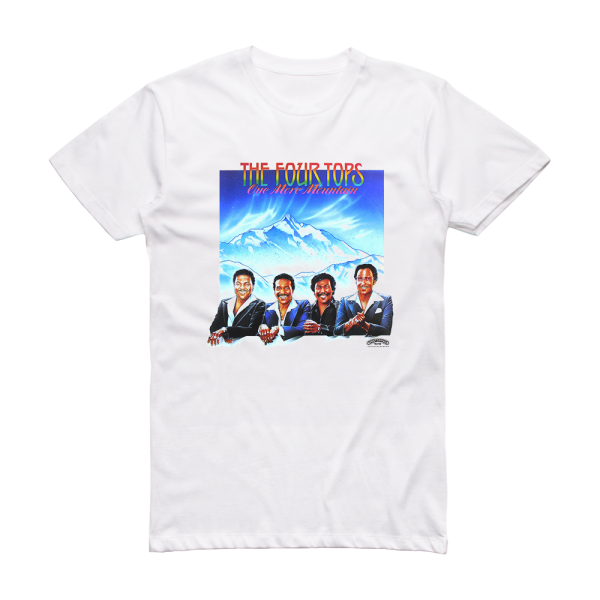 Four Tops One More Mountain 1 Album Cover T-Shirt White