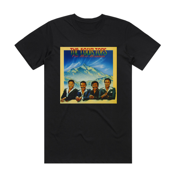 Four Tops One More Mountain 2 Album Cover T-Shirt Black