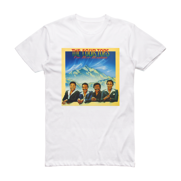 Four Tops One More Mountain 2 Album Cover T-Shirt White