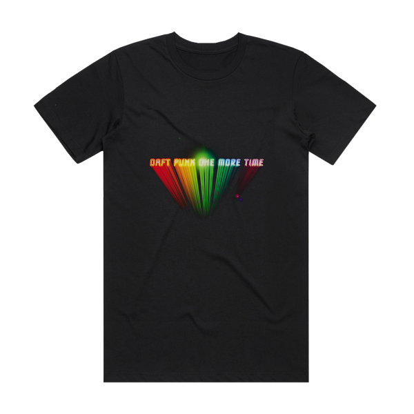 Daft Punk One More Time Album Cover T-Shirt Black