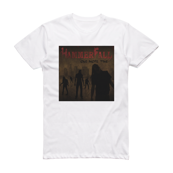 HammerFall One More Time Album Cover T-Shirt White