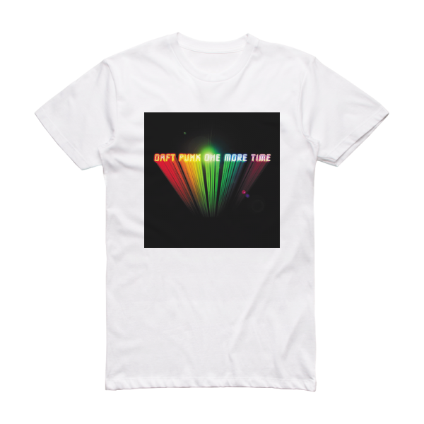 Daft Punk One More Time Album Cover T-Shirt White