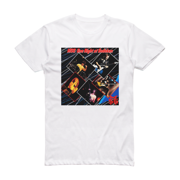 Michael Schenker Group One Night At Budokan Album Cover T-Shirt White