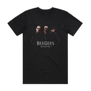 Bee Gees One Night Only 1 Album Cover T-Shirt Black