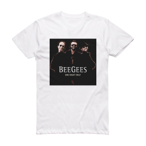 Bee Gees One Night Only 1 Album Cover T-Shirt White