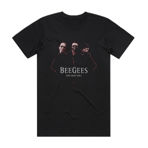 Bee Gees One Night Only 2 Album Cover T-Shirt Black