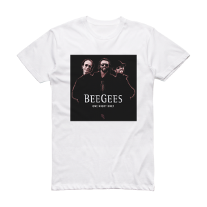 Bee Gees One Night Only 2 Album Cover T-Shirt White