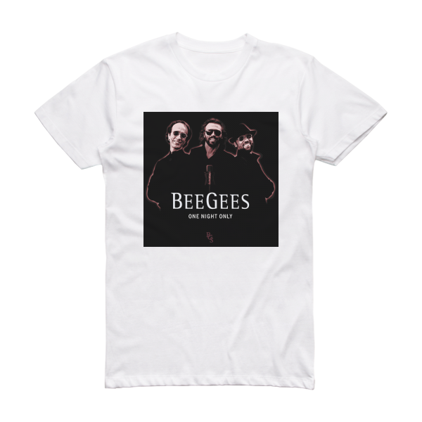 Bee Gees One Night Only 2 Album Cover T-Shirt White