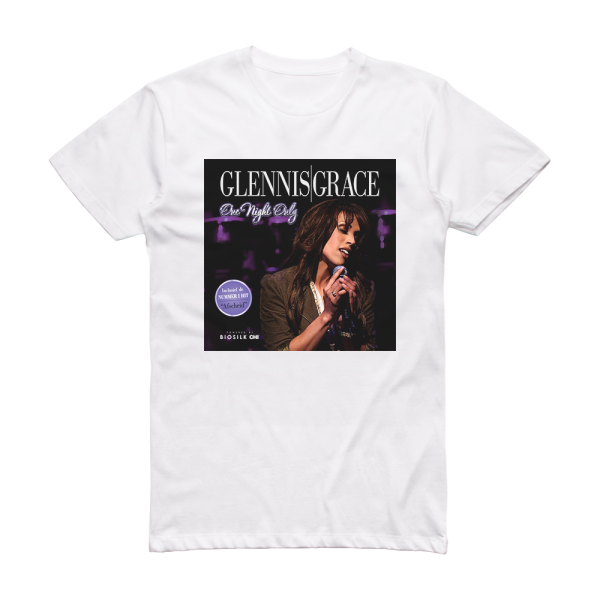 Glennis Grace One Night Only Album Cover T-Shirt White