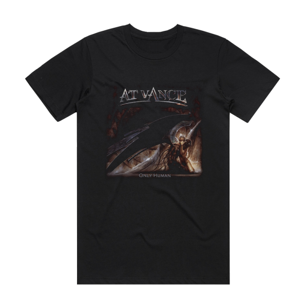 At Vance Only Human Album Cover T-Shirt Black