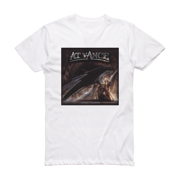 At Vance Only Human Album Cover T-Shirt White