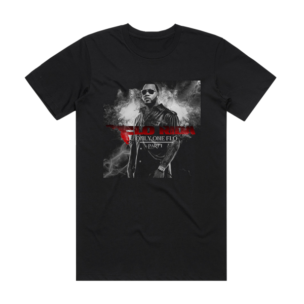 Flo Rida Only One Flo Part 1 Album Cover T-Shirt Black