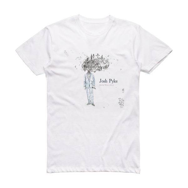 Josh Pyke Only Sparrows Album Cover T-Shirt White